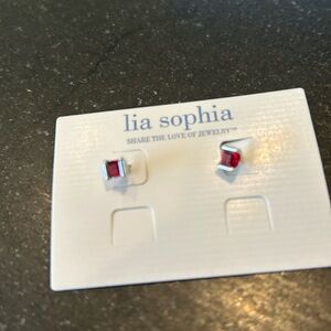 Lia Sophia July birthstone earrings